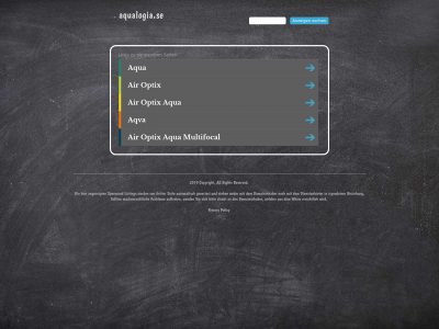 aqualogia.se snapshot