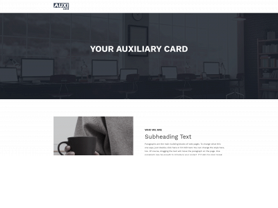 auxicard.com snapshot