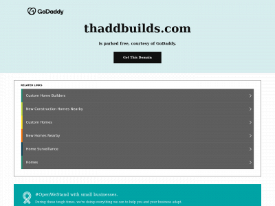 thaddbuilds.com snapshot