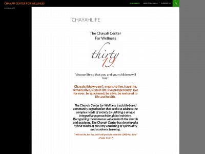 chayahcenter.com snapshot