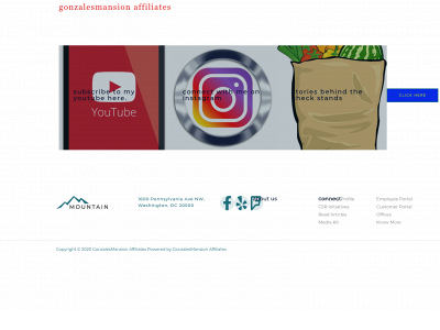 gonzalesmansion.com snapshot