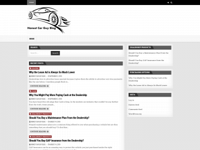 honestcarguyblog.com snapshot