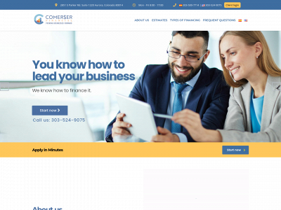 comerserfinancial.com snapshot