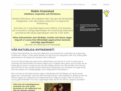 robingramstad.com snapshot