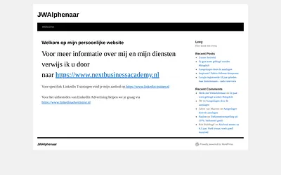 jwalphenaar.nl snapshot