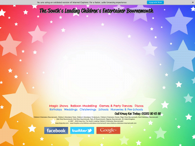 childrens-entertainer-bournemouth.com snapshot