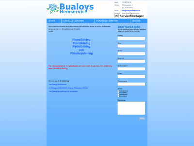 bualoyshemservice.se snapshot