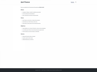 ayni-finance.com snapshot