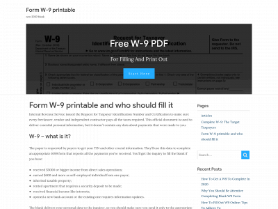 form-w-9-printable.com snapshot