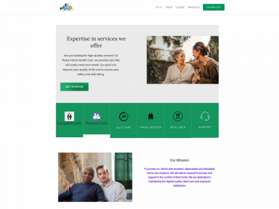 peacehomehealthcareinc.com snapshot