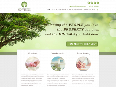 troykieferlaw.com snapshot