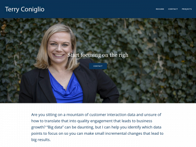 terry-coniglio.com snapshot