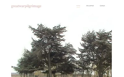 greatwarpilgrimage.com snapshot