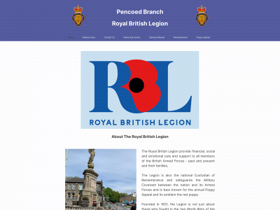 rblpencoed.org.uk snapshot