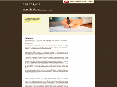 alfazetalegalbusiness.it snapshot