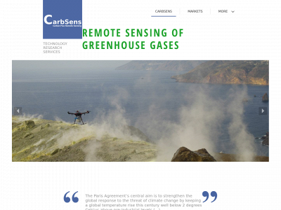carbsens.com snapshot