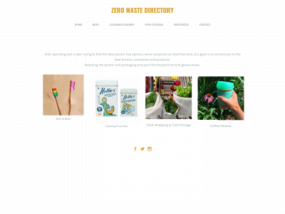 www.zero-waste-directory.com snapshot