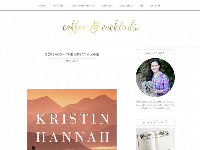 coffeeandcocktailsblog.com snapshot