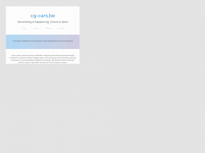 cg-cars.be snapshot