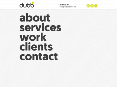 dubbcreative.com snapshot
