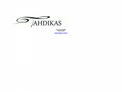 tahdikas.fi snapshot