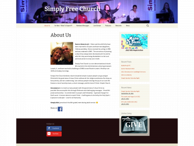 simplyfreechurch.com snapshot