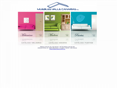 www.mueblesvallecanarias.com snapshot