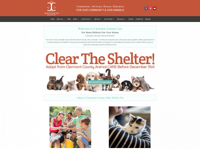 clermontanimalcare.org snapshot