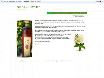 www.siropnature.be snapshot