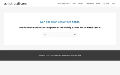 schickretail.com snapshot