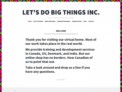 letsdobigthings.com snapshot