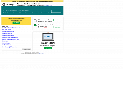 ehomeworker.com snapshot