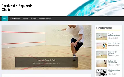 enskedesquashclub.se snapshot