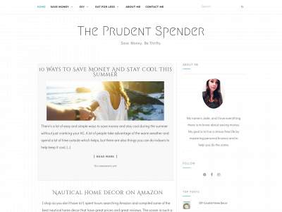 prudentspender.com snapshot