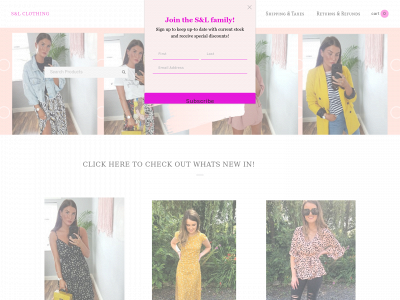 www.sandlclothing.com snapshot