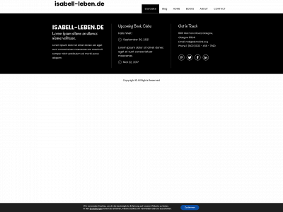 isabell-leben.de snapshot