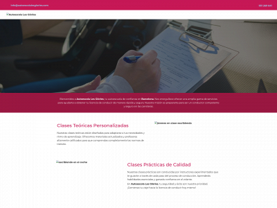 autoescolalesglories.es snapshot
