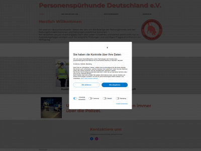 personenspuerhunde-deutschland.de snapshot