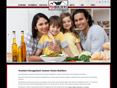 pdhartzbuilders.com snapshot
