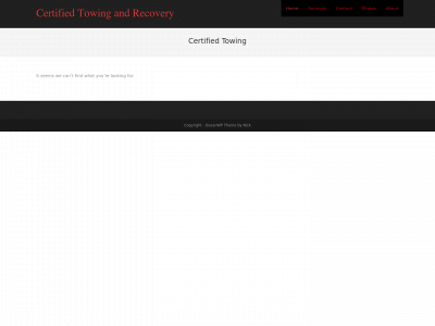 certifiedtowingandrecovery.com snapshot