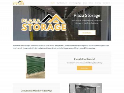 www.plazastorage.net snapshot