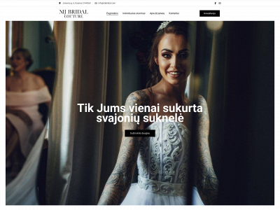 mjbridal.com snapshot