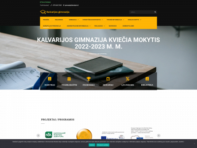 kalvarijosgimnazija.lt snapshot
