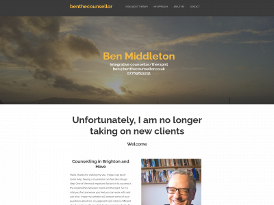 benthecounsellor.co.uk snapshot