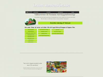 arstadshembygdsforening.se snapshot