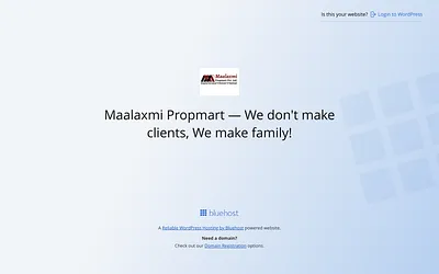 maalaxmipropmart.in snapshot