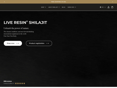 shilajit.com snapshot