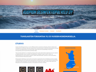 kuopiondesinfektiopalvelu.fi snapshot