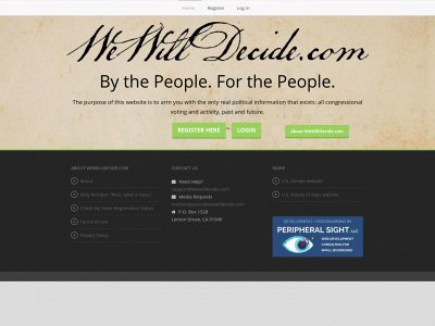 wewilldecide.com snapshot