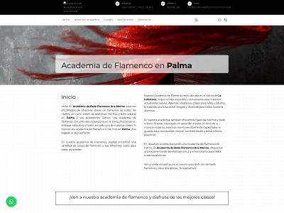 www.academiadeflamencoanamerino.es snapshot